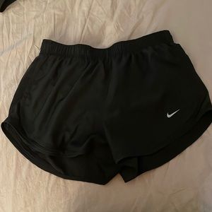 black nike shorts